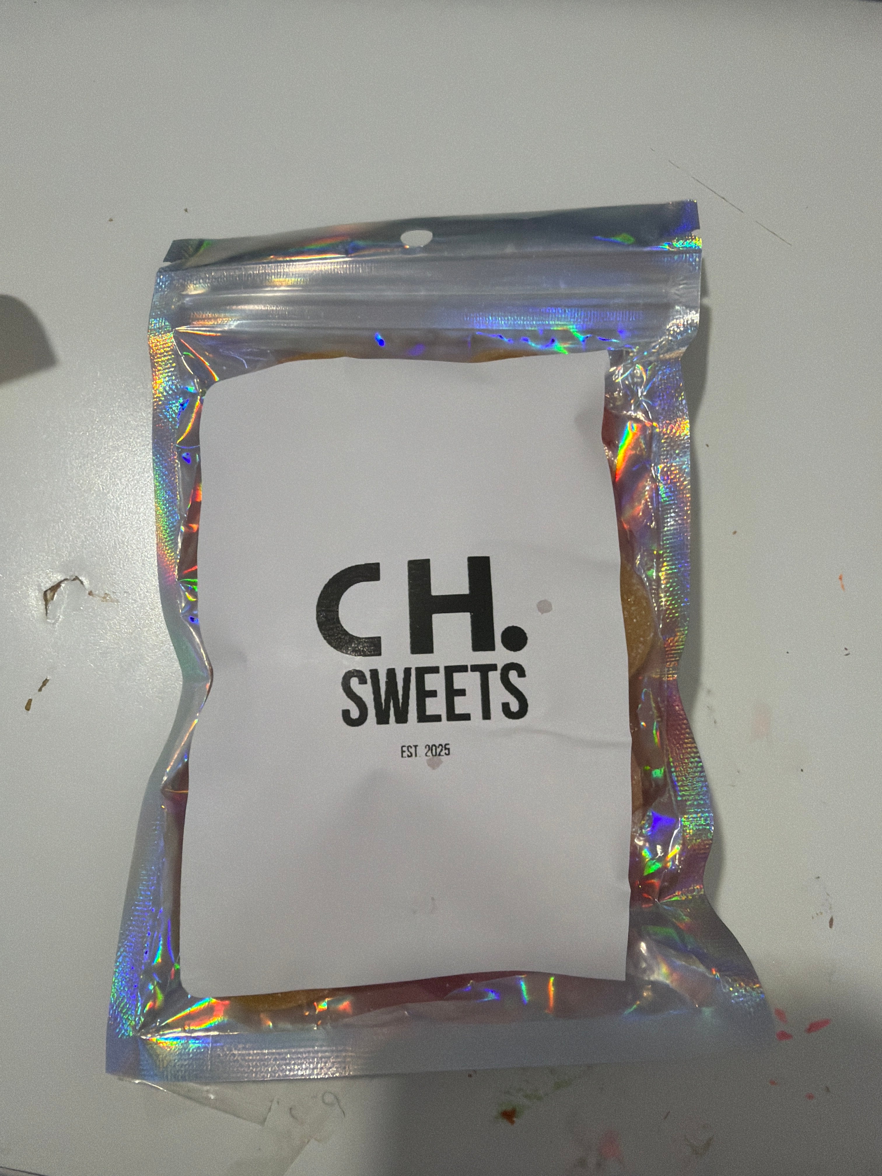100g fizzy peaches