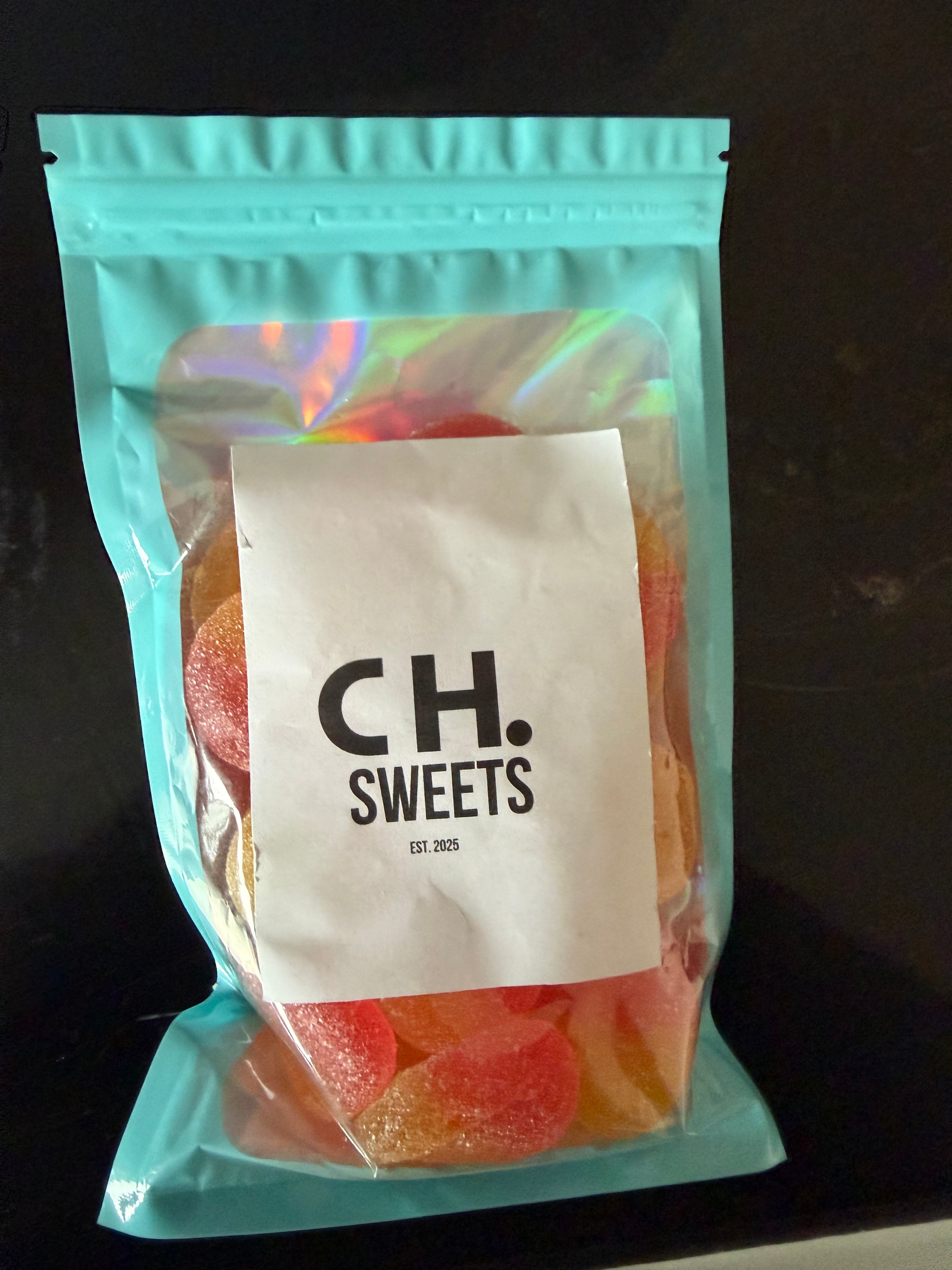 200g fizzy peaches