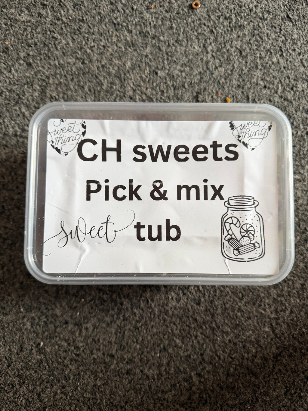 CH sweets pick & mix tub